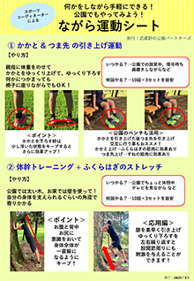ウォーキングスポーツセルフガイドシート