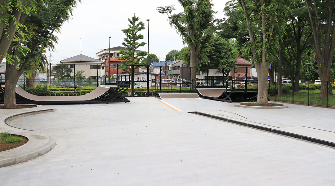 スケートボード広場