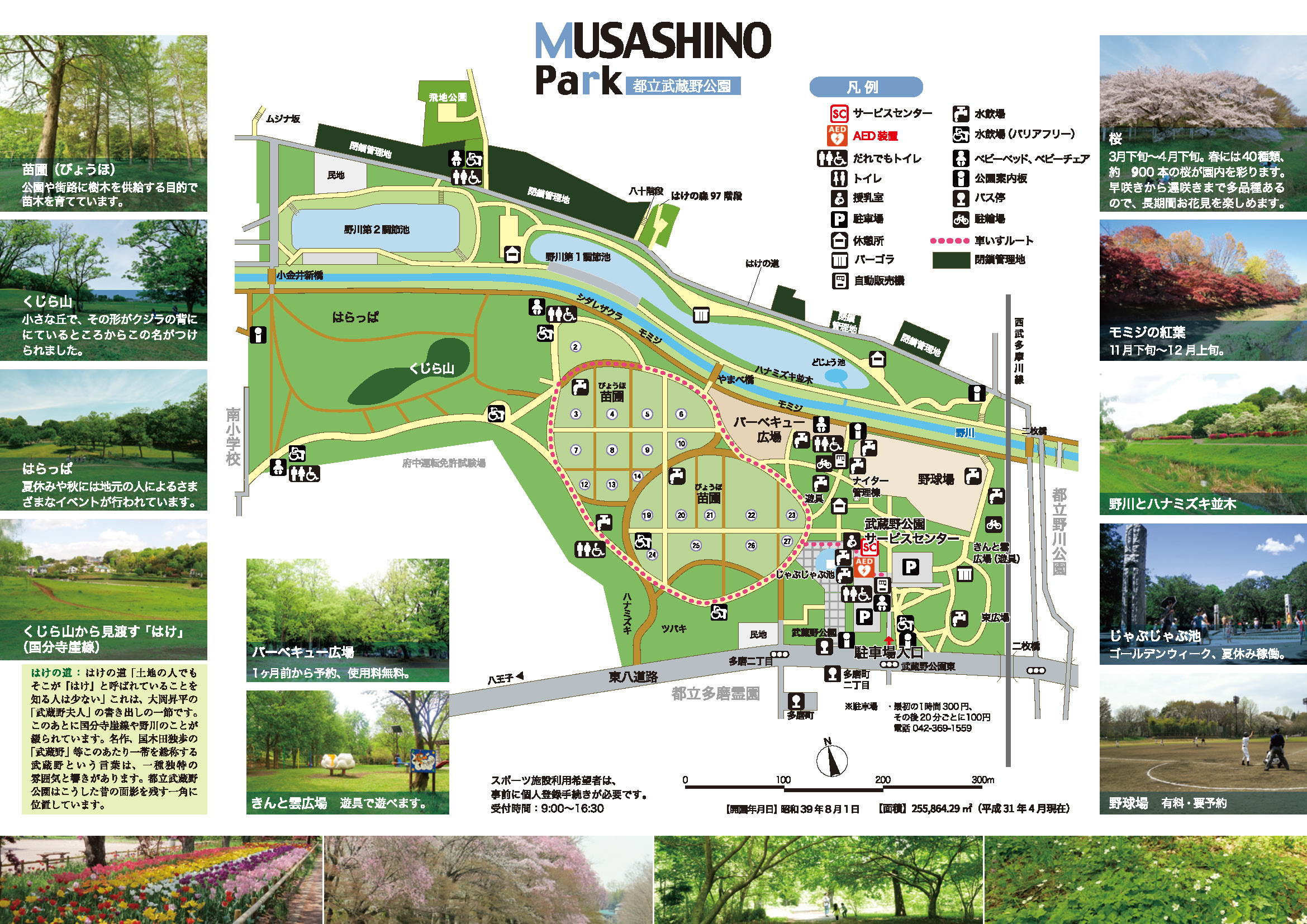 武蔵野公園マップ