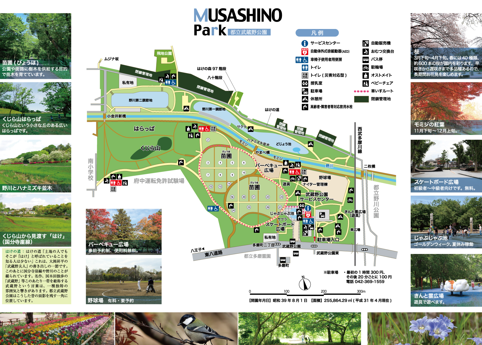 武蔵野公園マップ